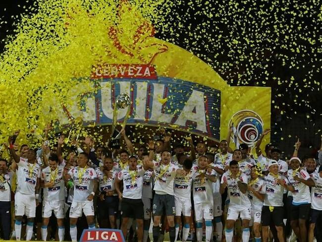 El Junior de Barranquilla consiguió su octava estrella. Foto: Colprensa