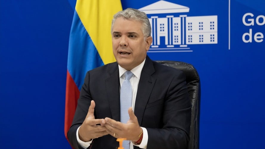Presidente de Colombia, Iván Duque. Foto: Colprensa / Cortesía Presidencia