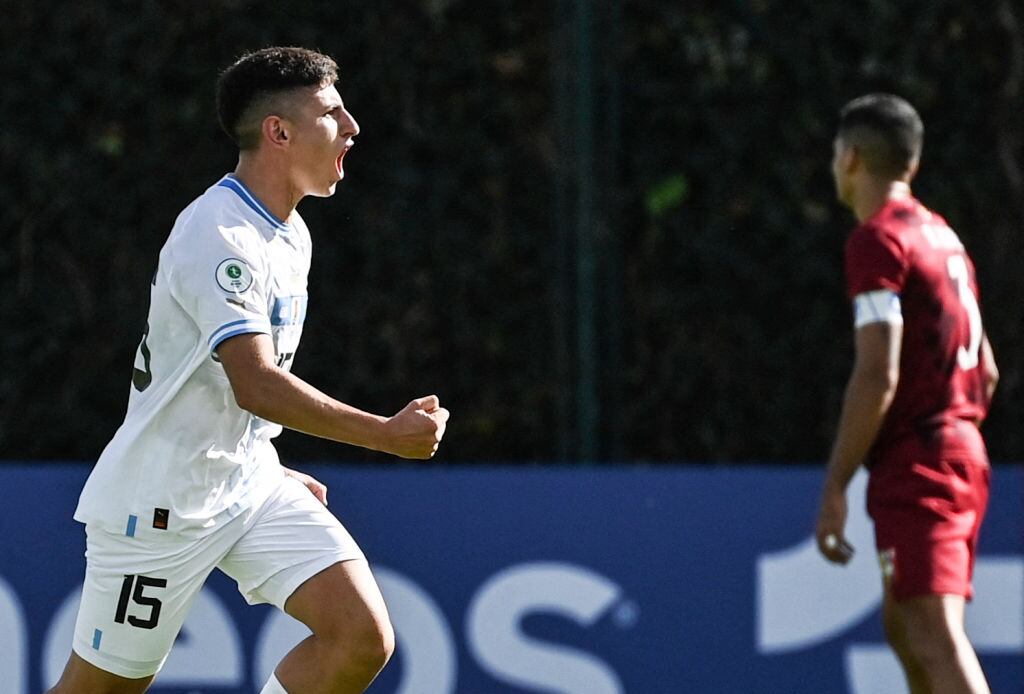 Uruguay vs Venezuela - Sudamericano Sub-20 . (Photo by Juan BARRETO / AFP) (Photo by JUAN BARRETO/AFP via Getty Images)