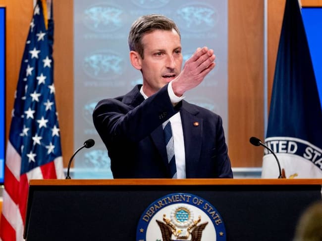 El portavoz del Departamento de Estado de EE.UU., Ned Price. Foto: Getty Images.