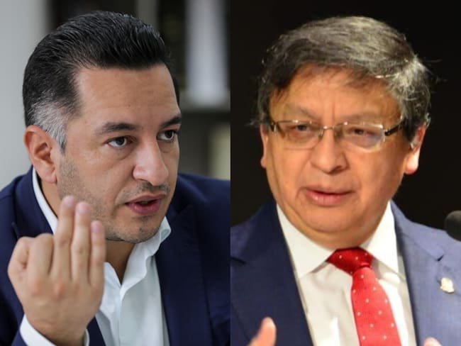 Andrés Idárraga y Jorge Enrique Ibáñez. Fotos: (Colprensa - Mariano Vimos) / Corte Constitucional