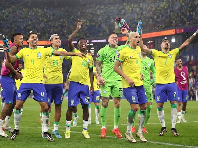 Selección de Brasil. (Photo by James Williamson - AMA/Getty Images)