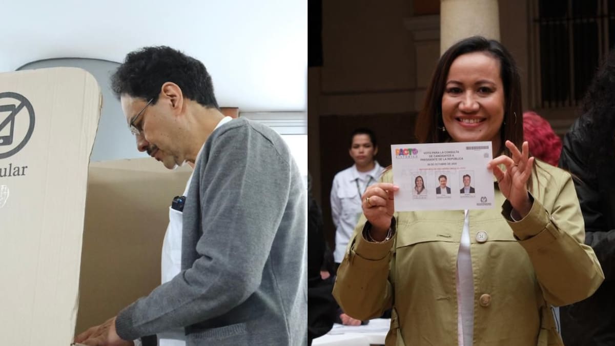 Consulta del Pacto Histórico: Iván Cepeda y Carolina Corcho ya votaron este 26 de octubre