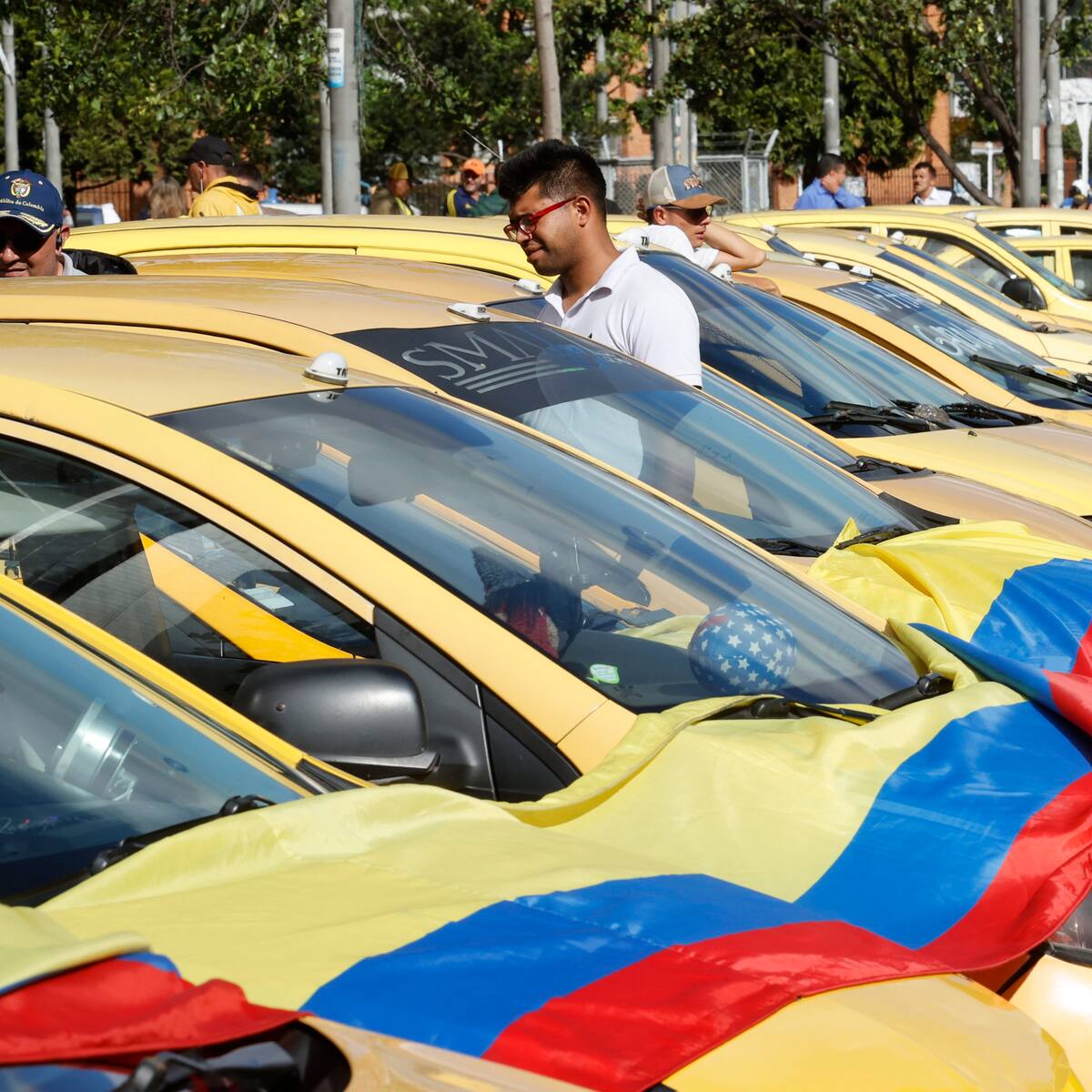Bogotá enfrenta a una nueva jornada de paro de taxistas este martes 14 de mayo