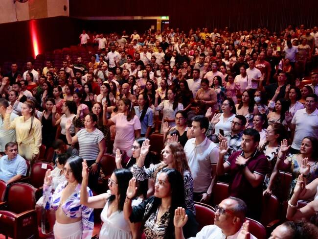 Más de 1.200 docentes tomaron posesión en el Catatumbo. Foto: Gobernación de Norte de Santander.