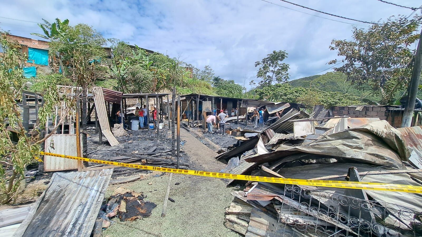 Incendio en La Palma, Cundinamarca // Foto: Suministrada