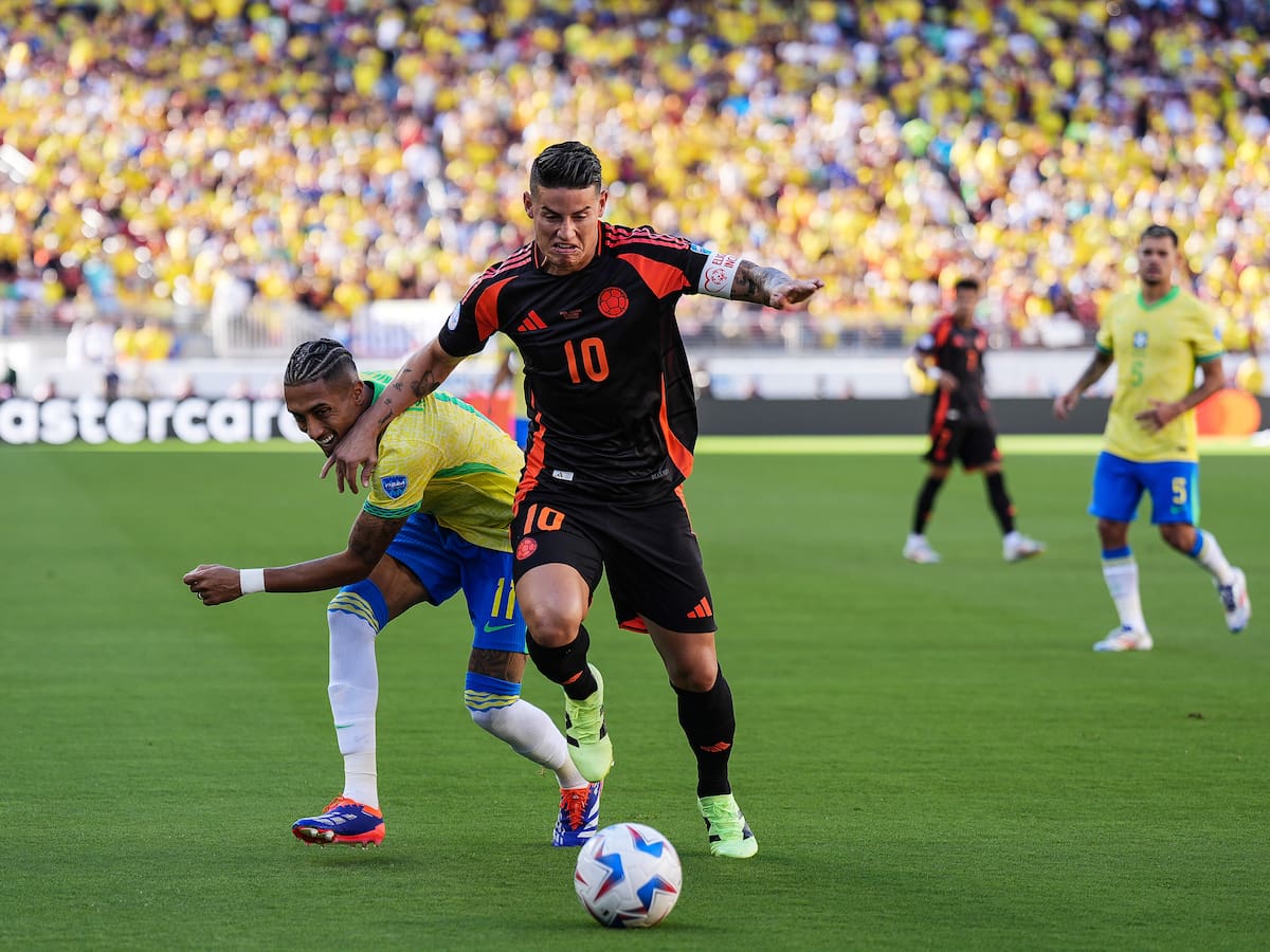 Colombia y Brasil igualaron 1-1 en el cierre de la fase de grupos de la Copa América