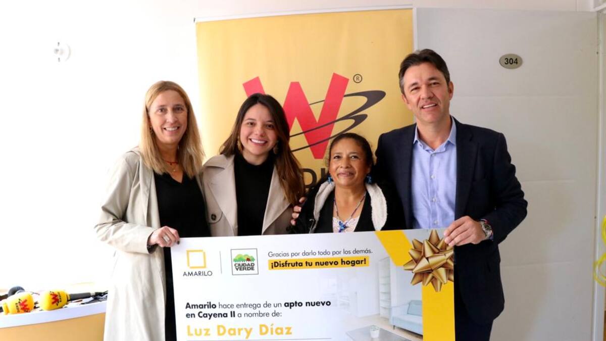 Un sueño más cumplido: Luz Dary recibió apartamento gracias a Soluciones W y Amarilo