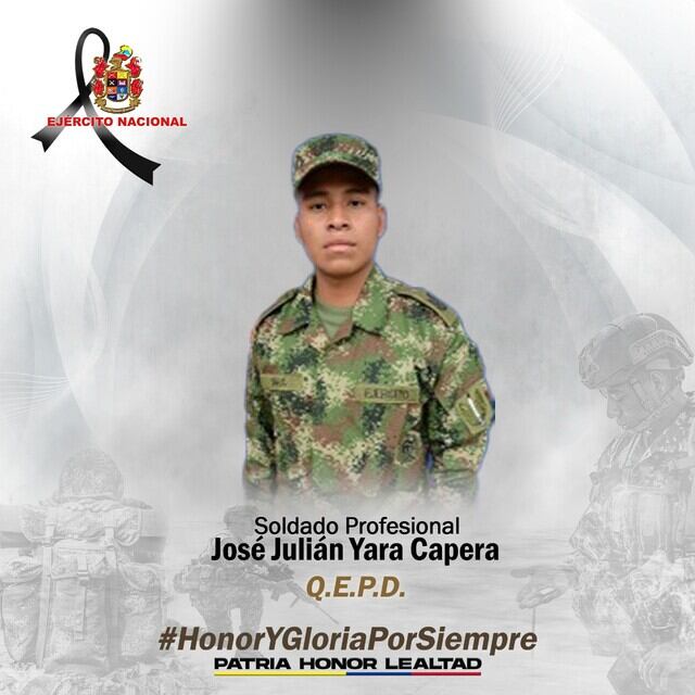 Soldado del Ejército. Foto: Colprensa.