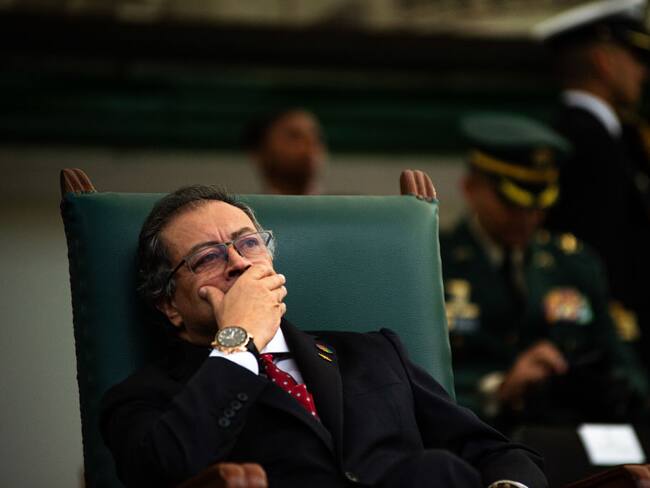 Gustavo Petro. (Photo by Sebastian Barros/NurPhoto via Getty Images)