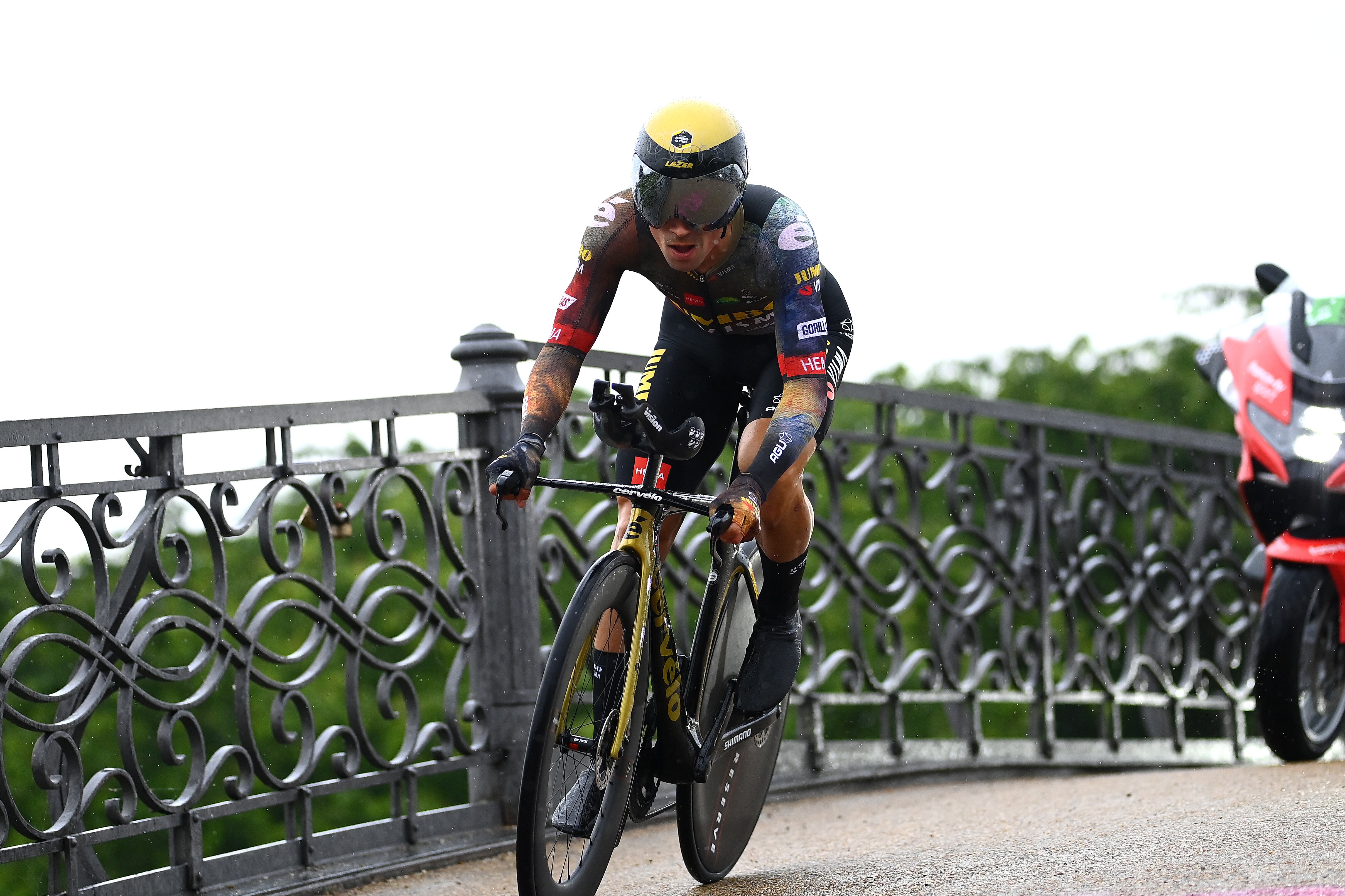 El ciclista del Jumbo - Visma, Primoz Roglic, en su participación en la edición número 109 del Tour de Francia. (Photo by Tim de Waele/Getty Images)
