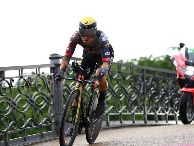 El ciclista del Jumbo - Visma, Primoz Roglic, en su participación en la edición número 109 del Tour de Francia. (Photo by Tim de Waele/Getty Images)