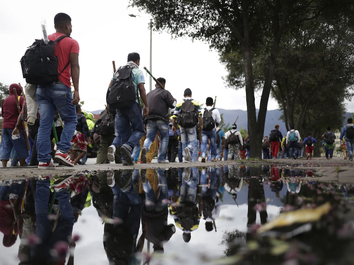 Indigenas Embera se toman la Unidad de Víctimas en Bogotá