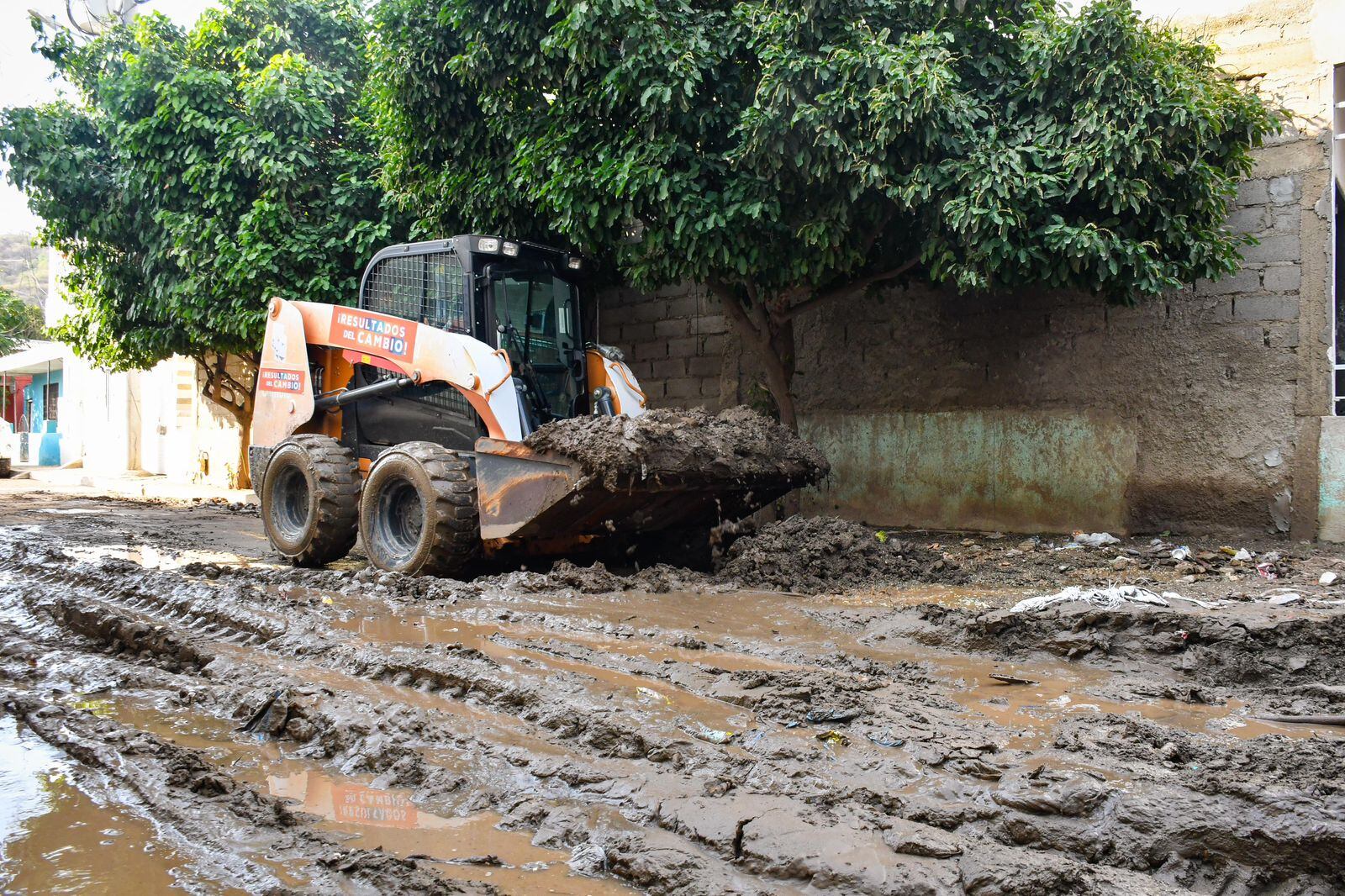 Maquinaria amarilla en sectores afectados/ Gobernación del Magdalena.