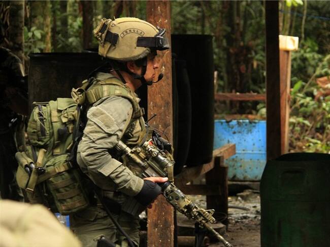 Ejército Nacional destruye dos laboratorios de cocaína en el Guaviare . Foto: Referencia Getty