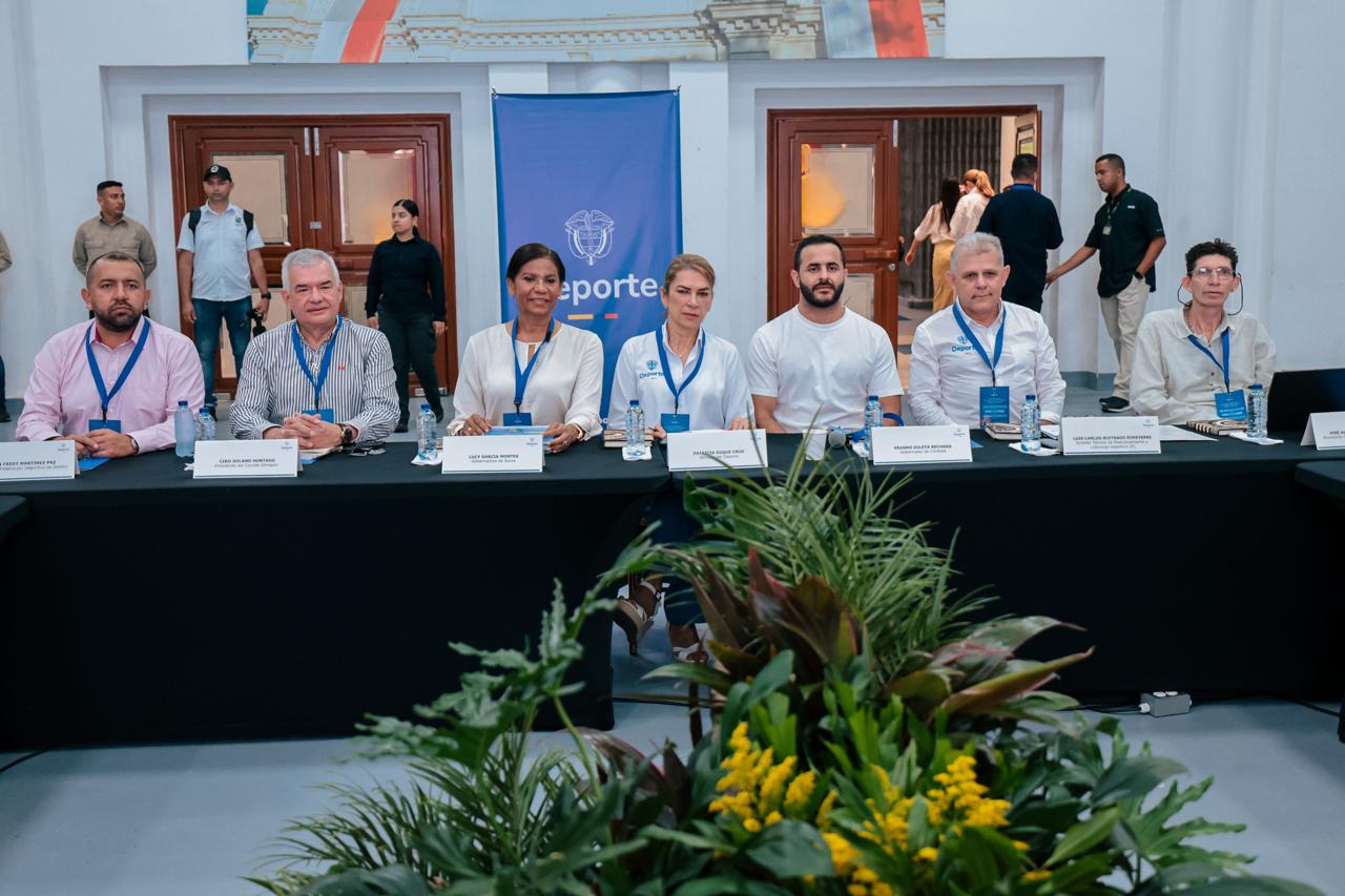 Instalan el Comité Organizador de los Juegos Nacionales y Paranacionales Córdoba – Sucre 2027. Foto: prensa Gobernación de Córdoba.