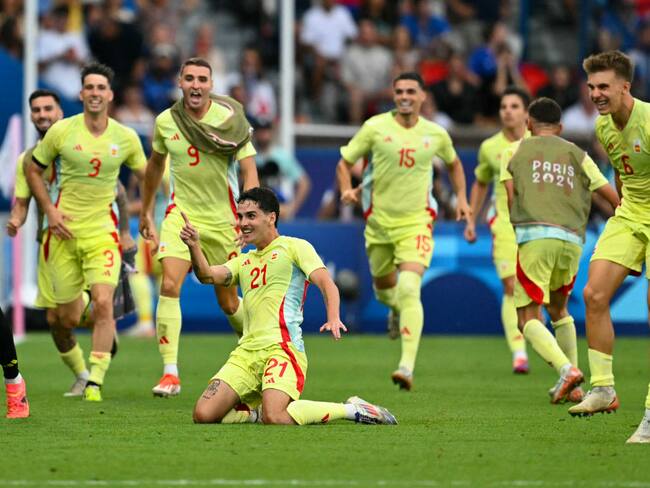 Victoria para España en los Juegos Olímpicos. I Foto: PATRICIA DE MELO MOREIRA/AFP via Getty Images.