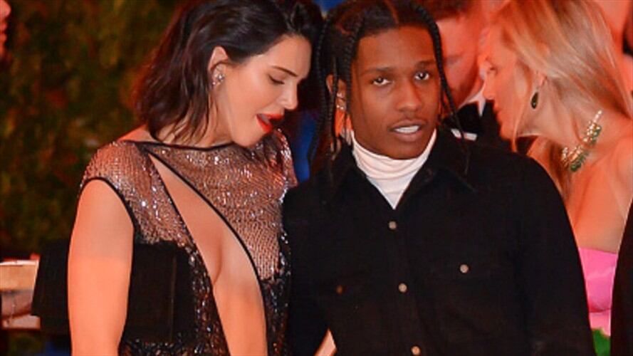 Kendall Jenner y A$AP Rocky. Foto: Getty Images