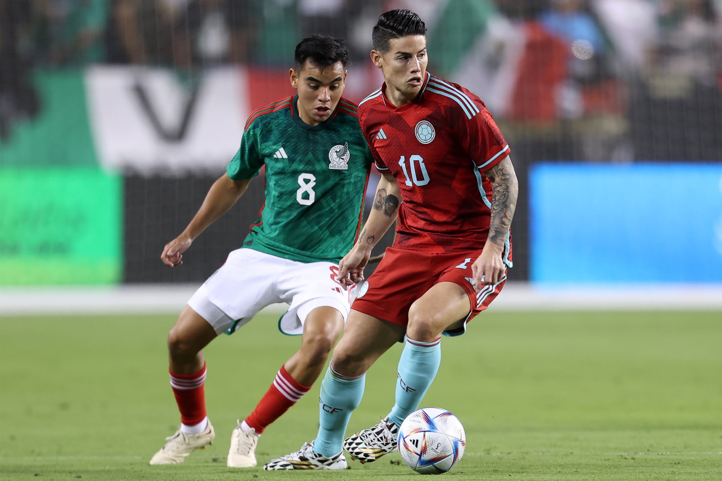 James Rodríguez en Selección Colombia. (Photo by Omar Vega/Getty Images)
