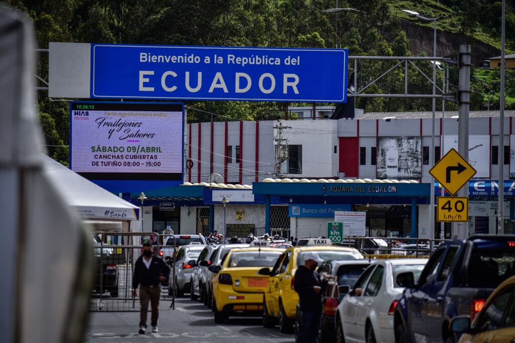 Frontera de Ecuador con Colombia. Foto: Camilo Erasso/Long Visual Press/Universal Images Group via Getty Images