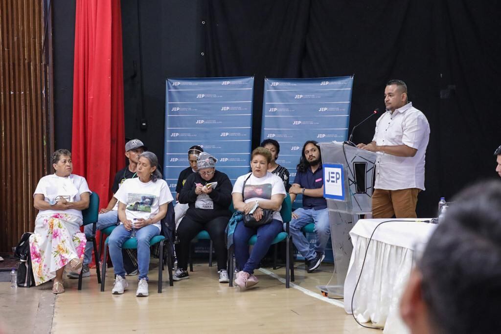 Reclutador de jóvenes en Soacha. Foto: JEP