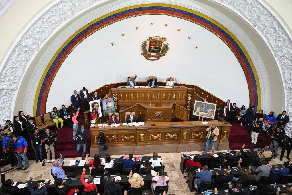 Parlamento de Venezuela. I Foto: FEDERICO PARRA/AFP via Getty Images.