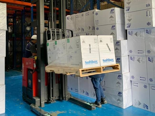 Llegó a Colombia nuevo lote de vacunas Pfizer . Foto: Cortesía Ministerio de Salud