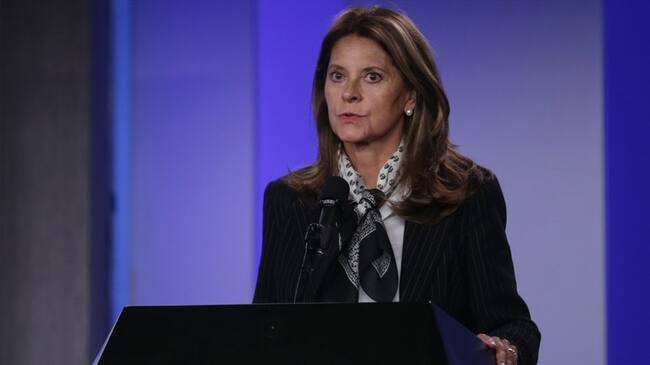 La vicepresidenta Marta Lucía Ramírez. Foto: Colprensa