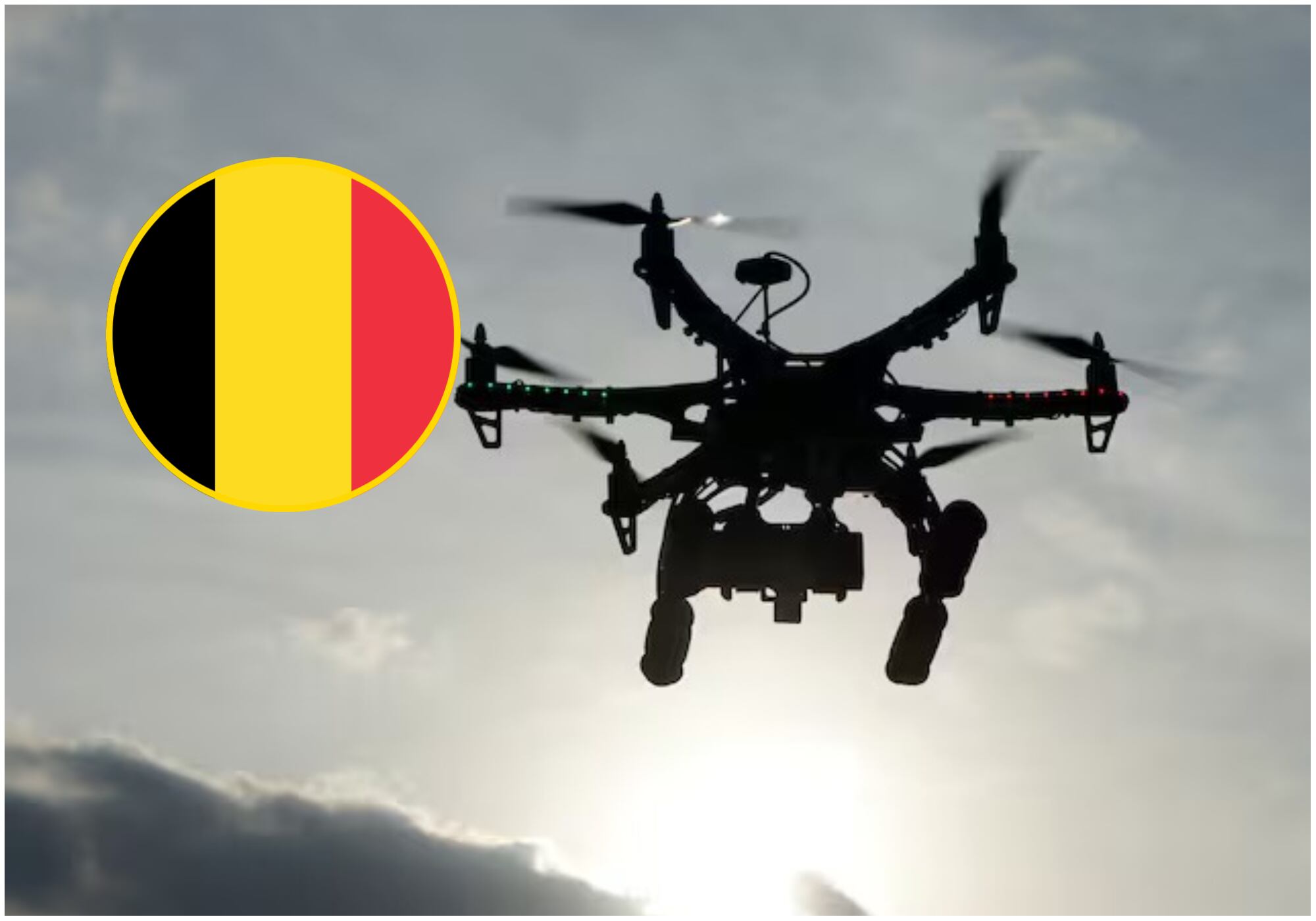 Bélgica afirmó que mejorará la vigilancia, identificación e intervención ante intrusiones de drones. Foto: Getty Images.