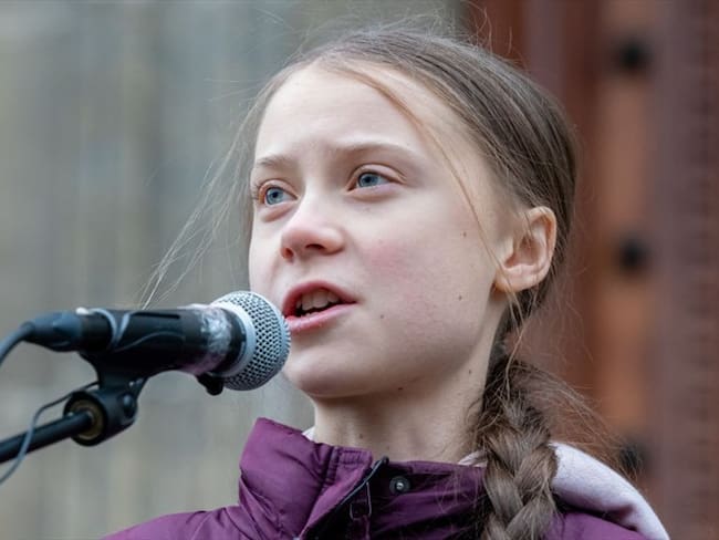 Nuestro hogar aún está en llamas y sus acciones están dándole combustible al fuego: Greta Thunberg a los líderes políticos.. Foto: Getty Images