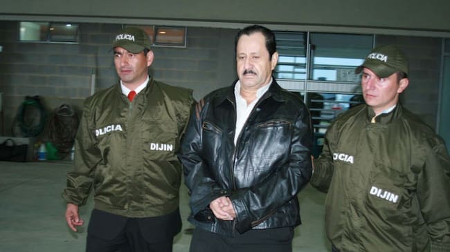 El exjefe paramilitar Hernán Giraldo Serna Foto DIJIN