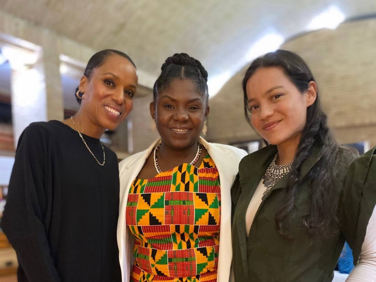 Francia Márquez se reunió con actrices de Hollywood: hablaron de rodajes en Colombia