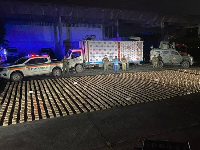 El conductor del automotor fue capturado y puesto a disposición de la Fiscalía . Foto: Policía Nacional