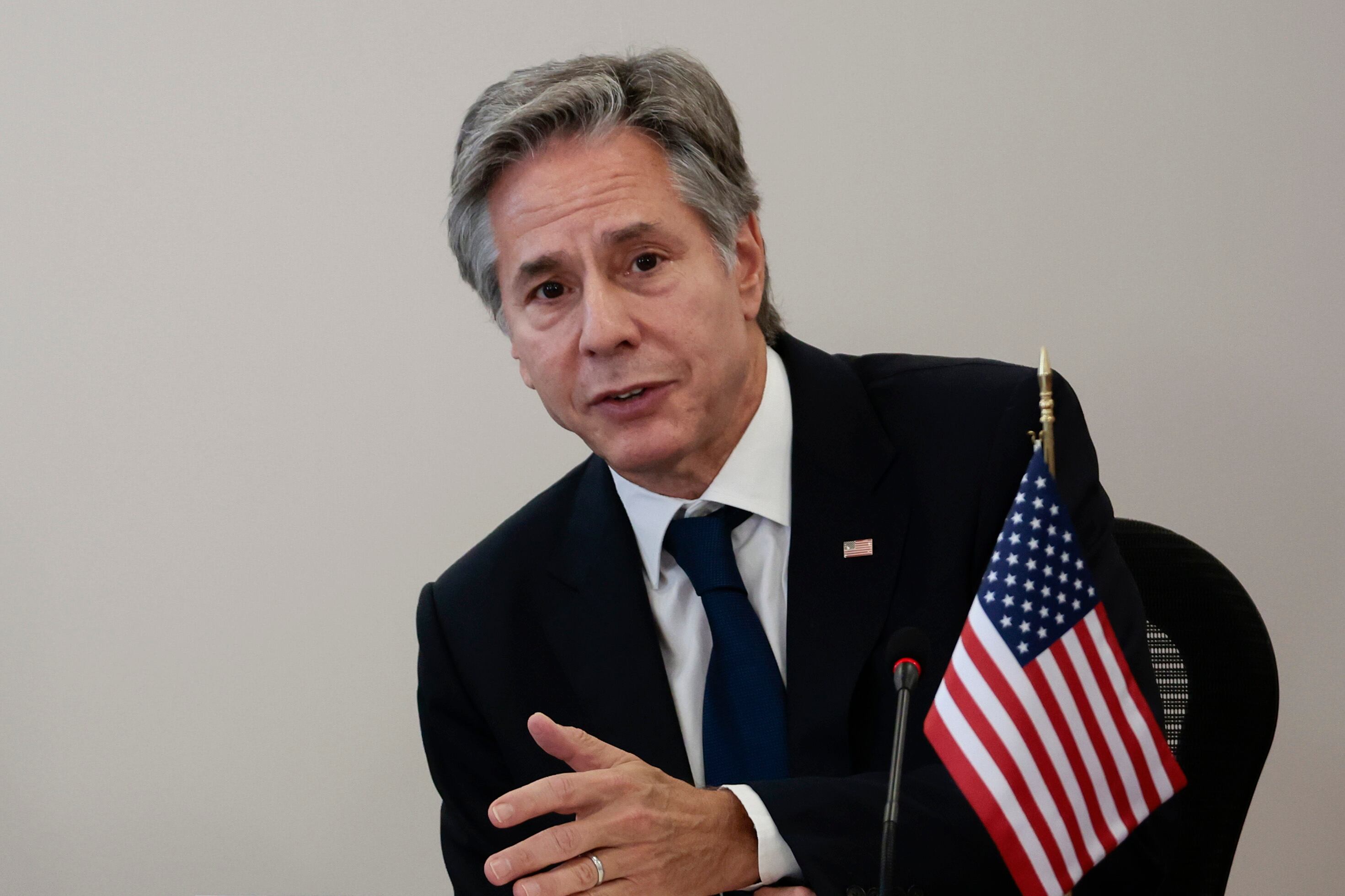 El secretario de Estado, Antony Blinken. EFE/José Méndez