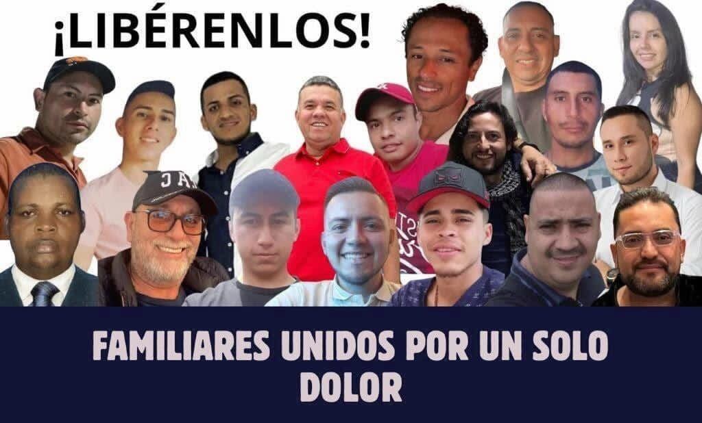 Colombianos detenidos en cárceles de Venezuela. / Foto: Cortesía.