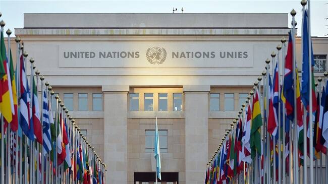 Sede de las Naciones Unidas en Ginebra. Foto: Agencia Anadolu
