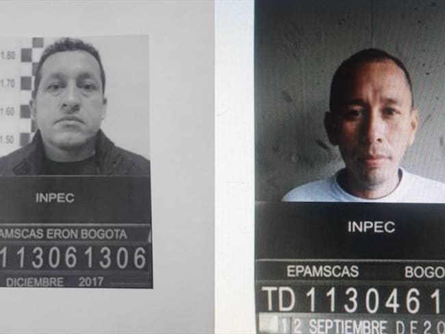 Los reclusos fueron identificados como Olmedo Vargas Padilla y Jhon Gutiérrez Rincón. Foto: W Radio