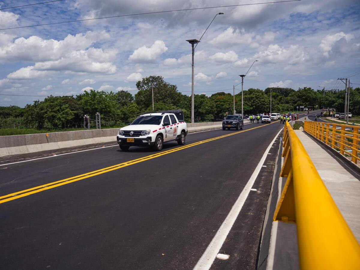 Con la inauguración del puente Caracolí, la ANI espera mejorar la movilidad en el Atlántico