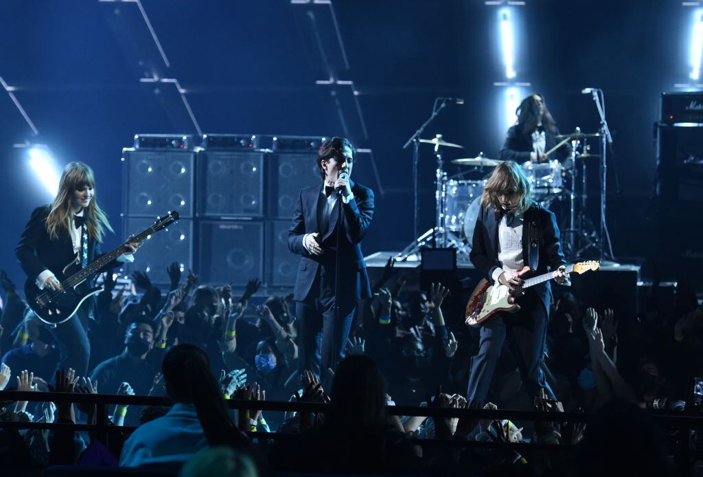 2021 AMERICAN MUSIC AWARDS - The AMAs will air live from the Microsoft Theater in Los Angeles on Sunday, Nov. 21, at 8:00 p.m. EST/PST on ABC. (ABC via Getty Images)MÅNESKIN