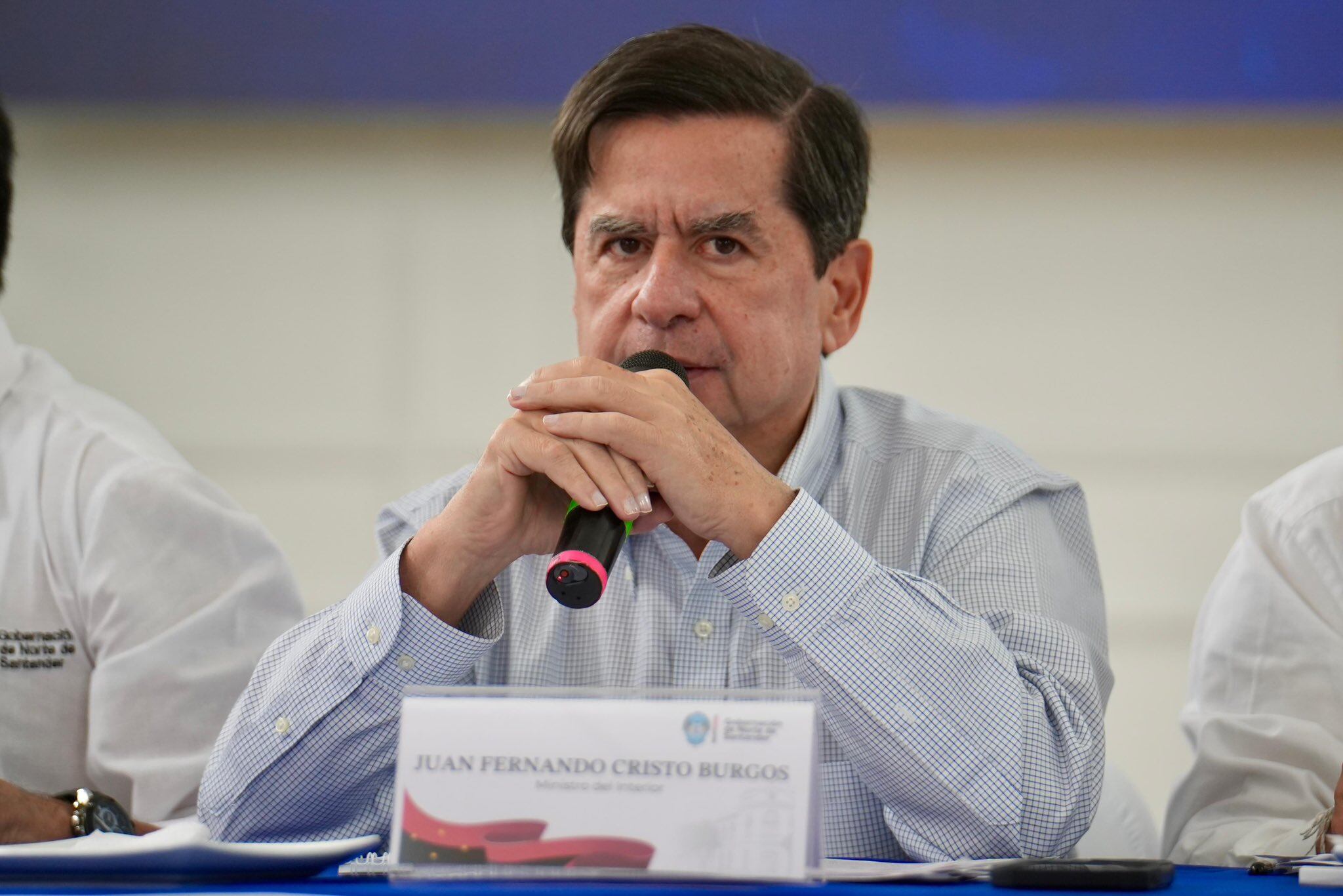 Ministro del Interior, Juan Fernando Cristo. Foto: Colprensa.