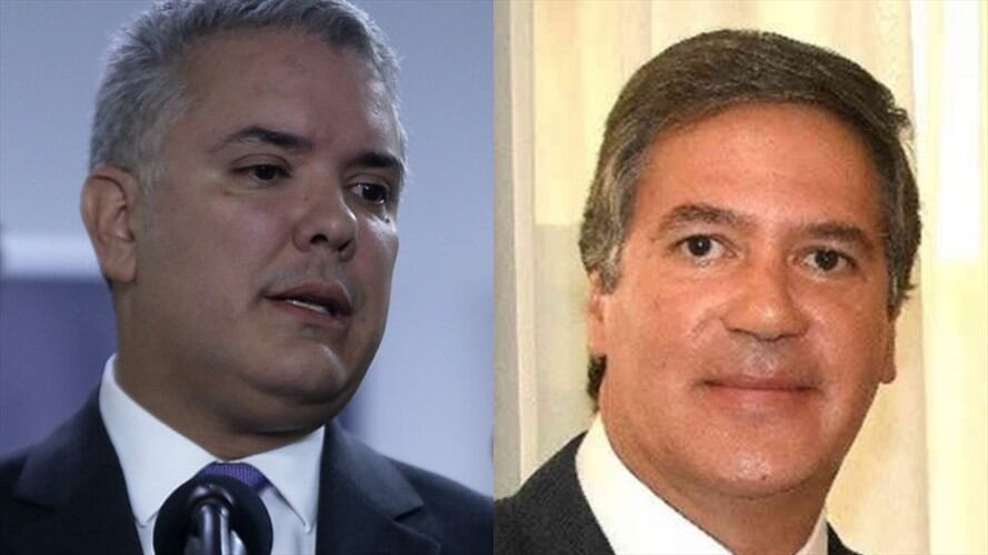 El presidente de la República, Iván Duque, confirmó que le aceptó la renuncia al embajador Fernando Sanclemente. Foto: Colprensa