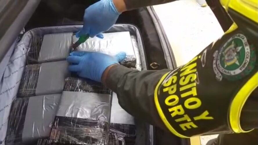 Incautación de cocaína en Cartagena. Foto: Policía Nacional