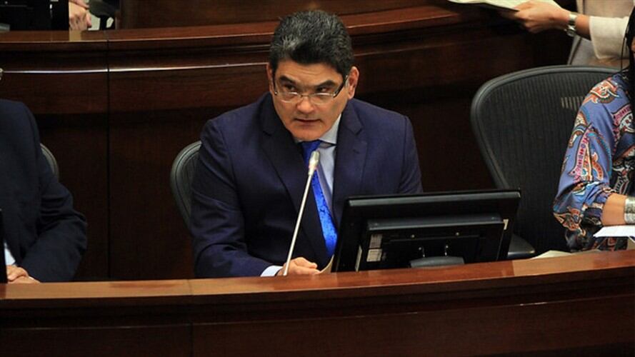 El secretario del Senado, Gregorio Eljach. Foto: Colprensa - Álvaro Tavera