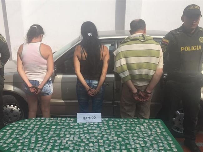 Durante el mes de enero, se capturaron 326 personas por el delito de tráfico, fabricación o porte de estupefacientes, sacando de circulación 14.067 dosis. Foto: Policía Nacional