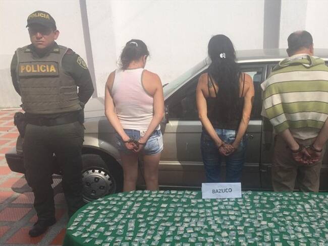 Durante el mes de enero, se capturaron 326 personas por el delito de tráfico, fabricación o porte de estupefacientes, sacando de circulación 14.067 dosis. Foto: Policía Nacional