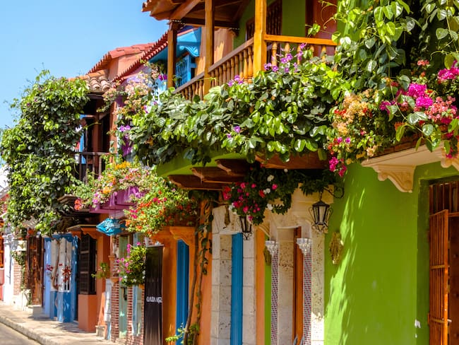 Casas del centro histórico de Cartagena, Colombia (GettyImages)