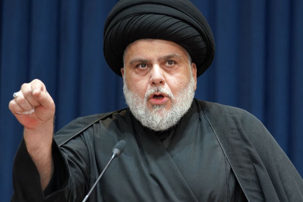 Clérigo Moqtada Sadr. I Foto: QASSEM AL-KAABI/AFP via Getty Images.