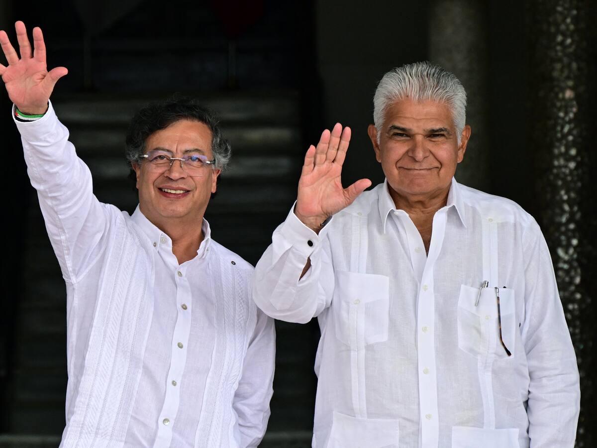 Mulino recibió a Petro en Panamá para hablar de migración, narcotráfico y otros temas