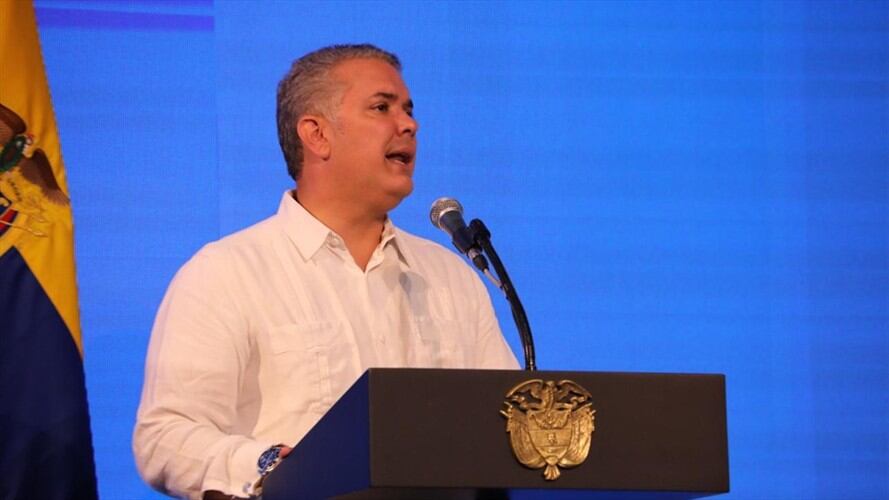 Presidente Duque anuncia judicialización a contratistas "rateros" que incumplan obras educativas en Colombia. Foto: Presidencia de la República