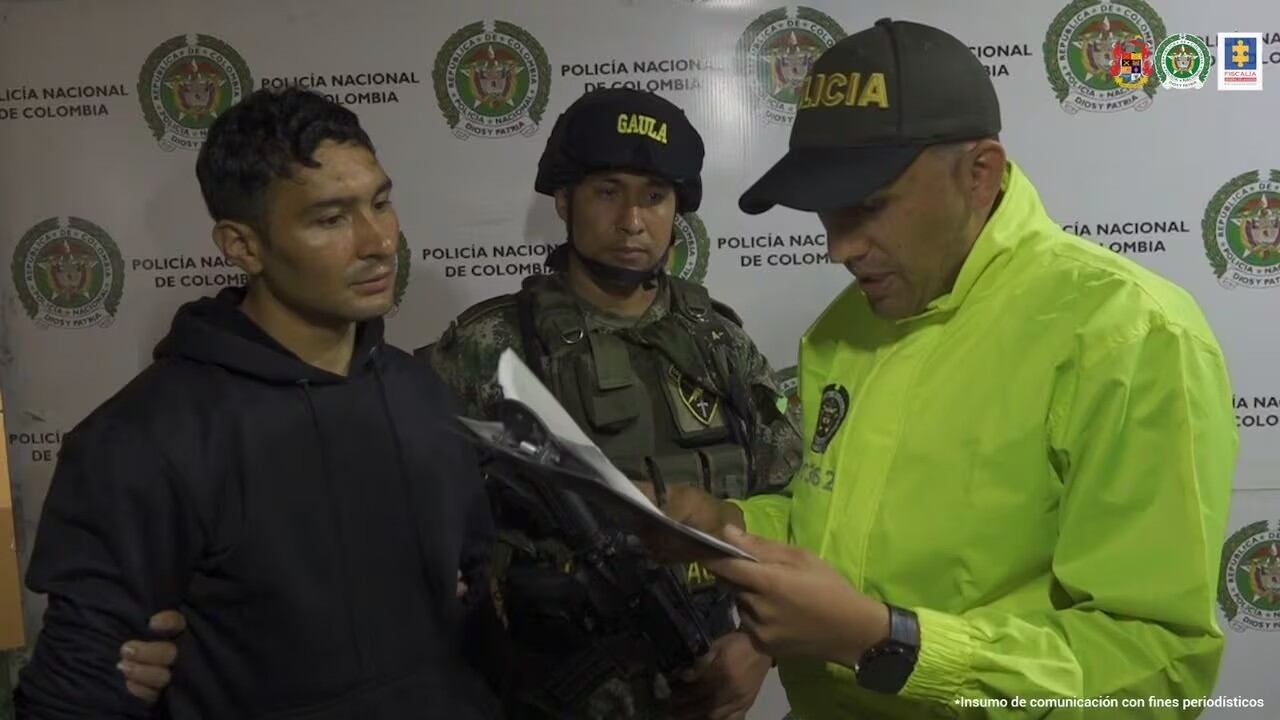 Captura alias ‘Jimmy Leal’. Foto: Fiscalía